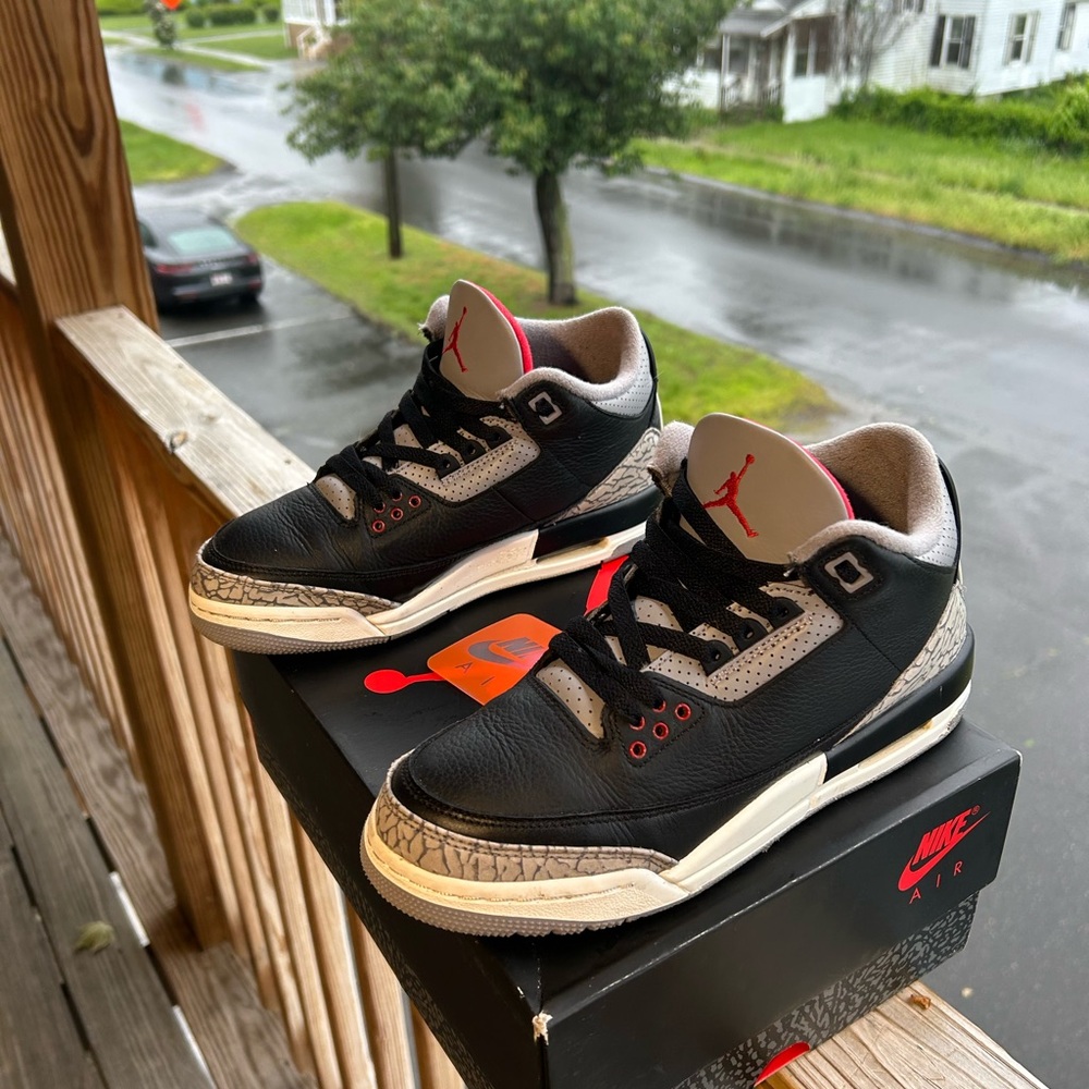Black Cement 3s Size 7y BUY 1 GET 1 HALF% OFF